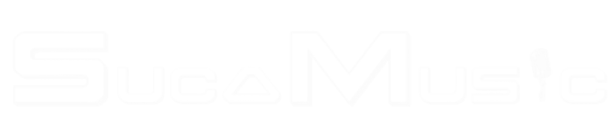 SucaMusic branding on black background
